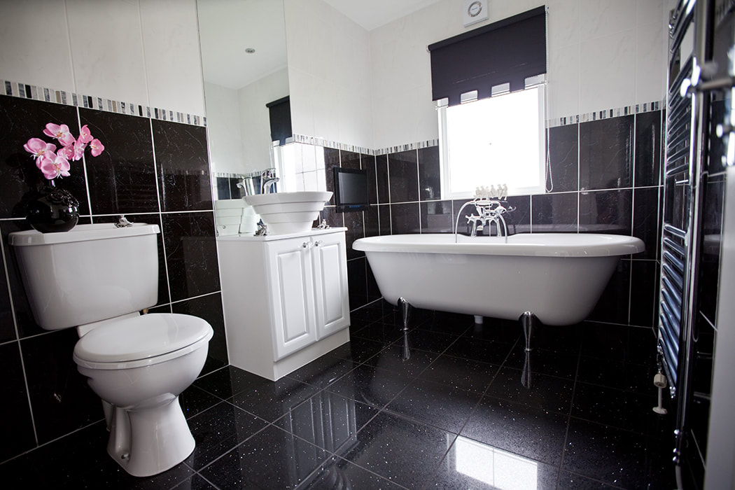 Bathroom in the Stately Albion Crystal home
