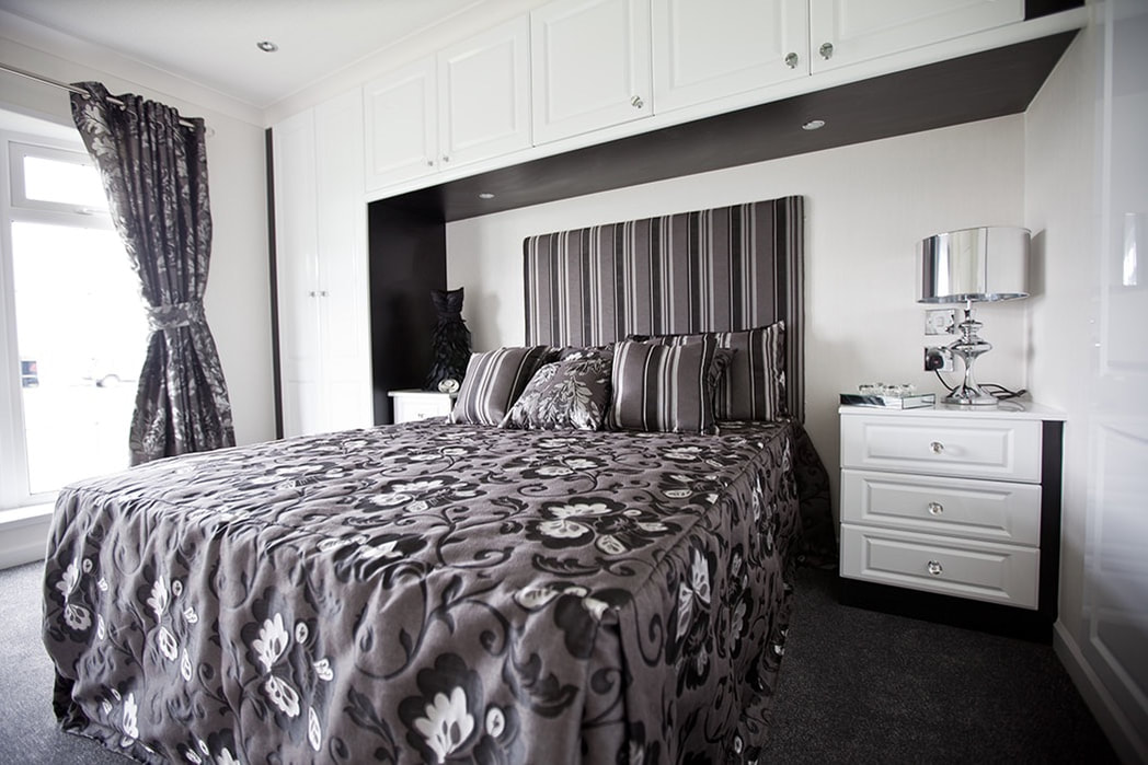 Master Bedroom in the Stately Albion Crystal home